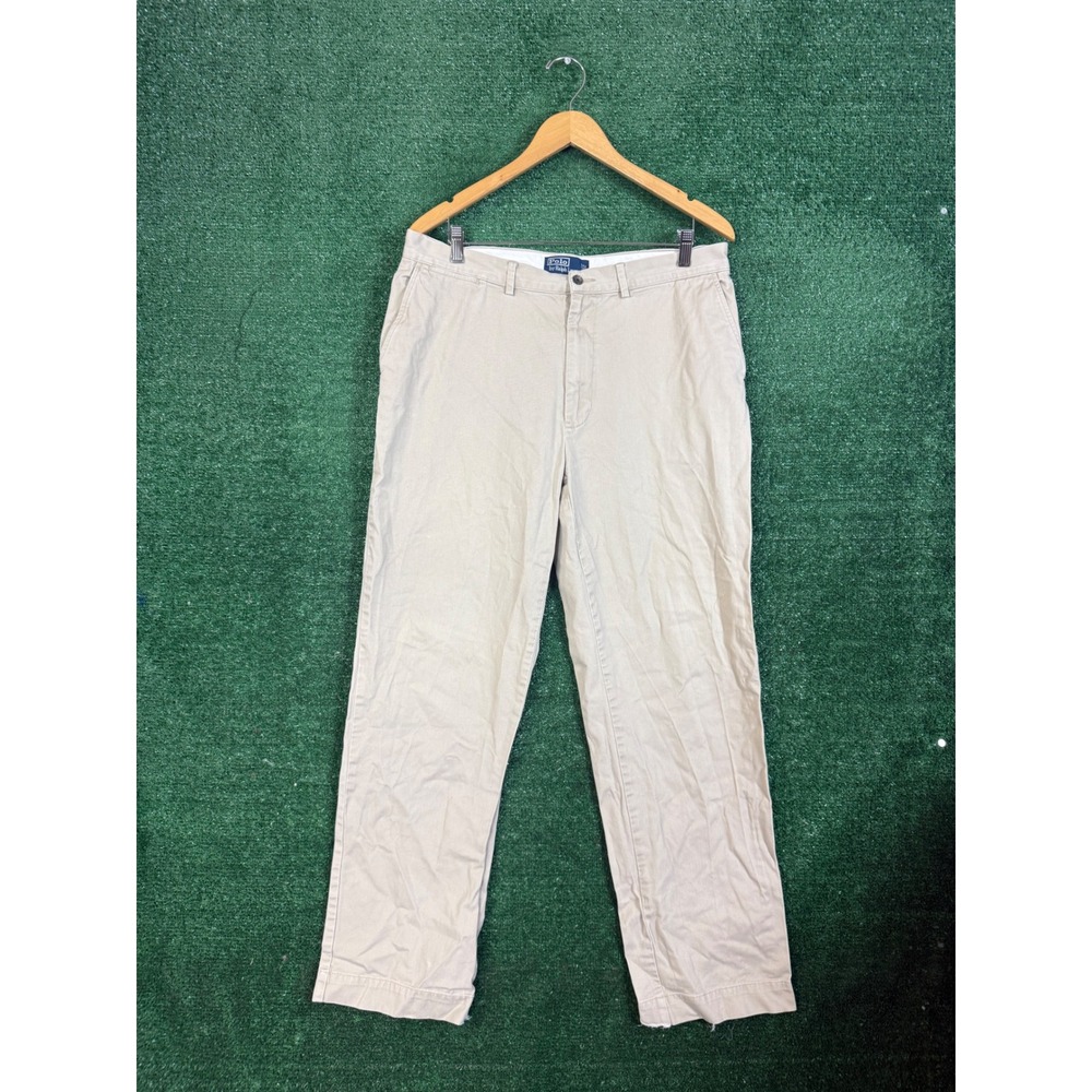 Polo Ralph Lauren Men's Khaki Chino Pants Size 36x32 Straight Fit Casual